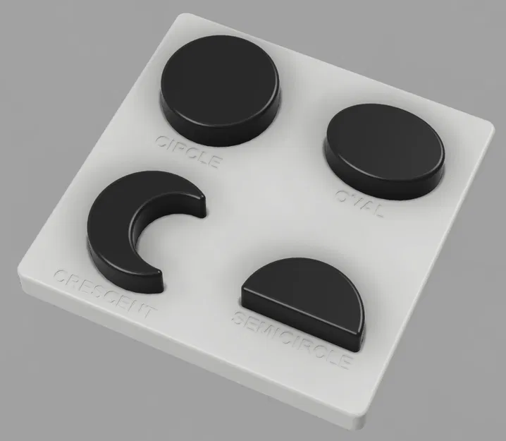 Bộ Khối Đồ Chơi Montessori 5 Mảnh – Giúp Bé Học Hình Khối - Image 2