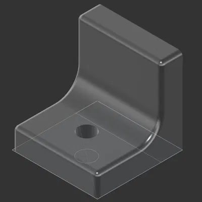 Pat đỡ kệ đơn giản 20x20mm - Thiết kế tinh tế cho kệ nhỏ