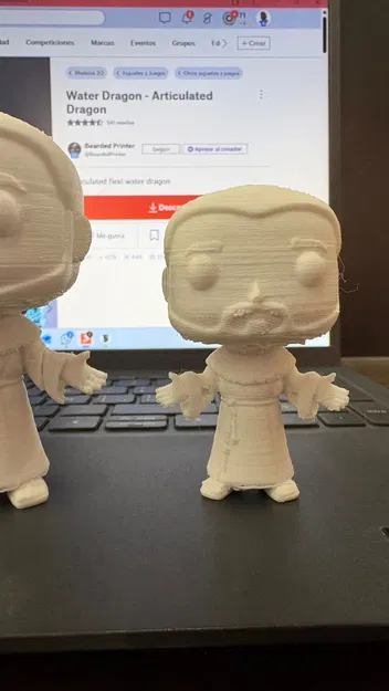 Mô hình 3D Thánh Phanxicô thành Assisi phong cách Funko Pop - Image 2