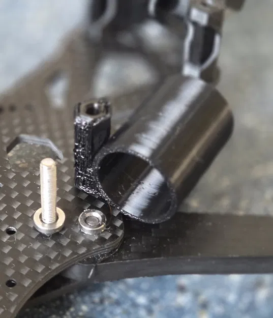 Ngàm giữ tụ điện cho khung drone Apex EVO (Side Mount) - Image 1