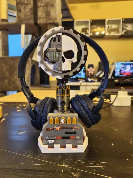 Grimdarkfuture: Giá treo tai nghe Tech support priest (phiên bản không tay cầm) - Image 4