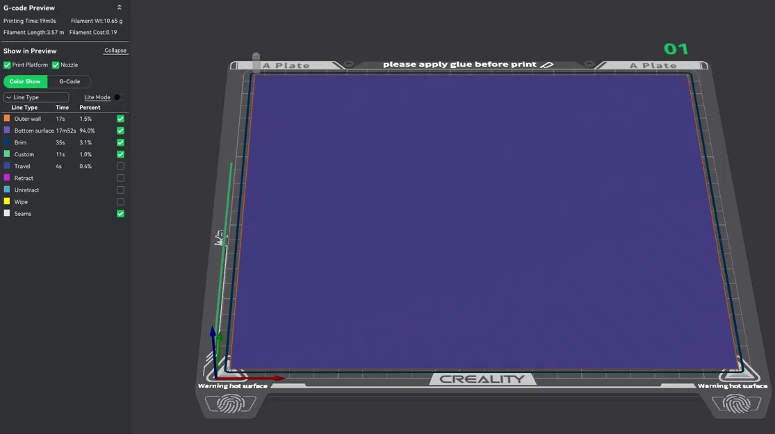 Mẫu in kiểm tra lớp đầu tiên (First Layer) kích thước 200x200 - Image 2