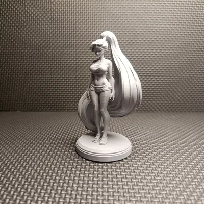 Mô hình Anime Girl cách điệu – Tượng nhân vật tóc dài