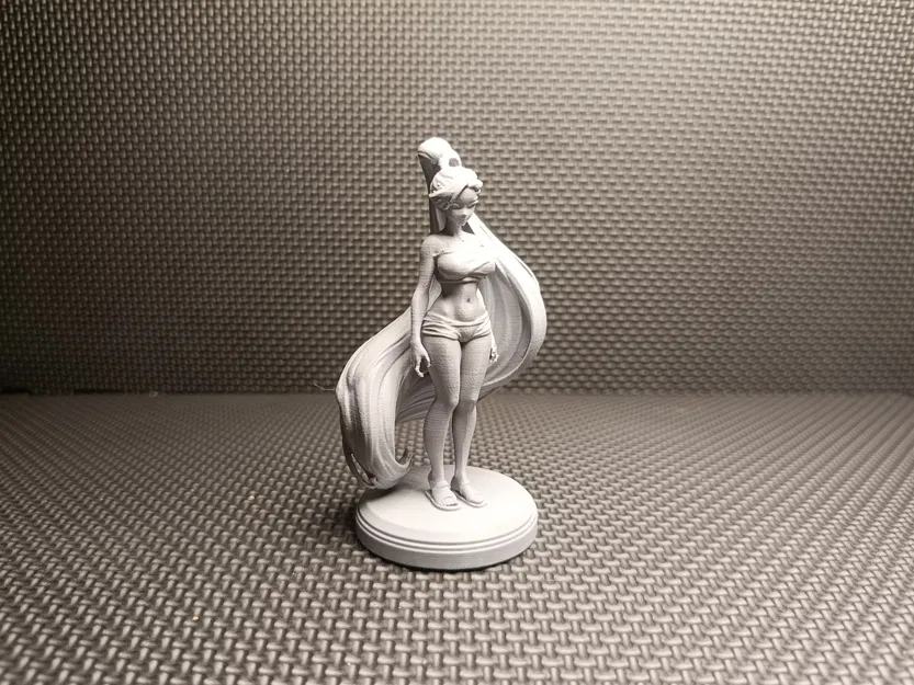 Mô hình Anime Girl cách điệu – Tượng nhân vật tóc dài - Image 3