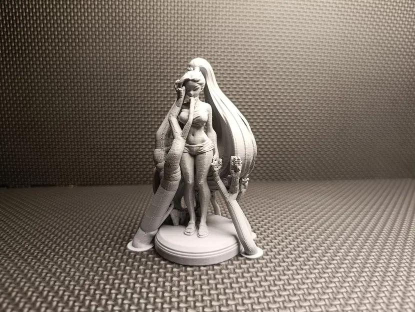 Mô hình Anime Girl cách điệu – Tượng nhân vật tóc dài - Image 5