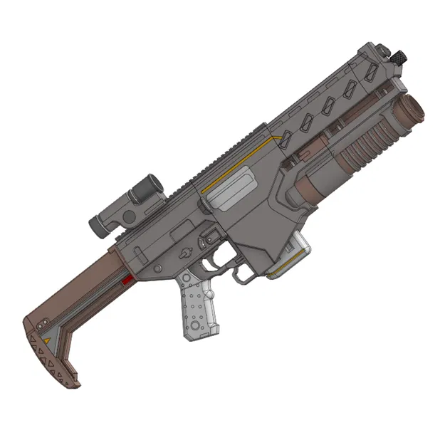 Mô hình súng AR/GL-21 từ game Helldivers 2 (Tối ưu cho in 3D) - Image 1