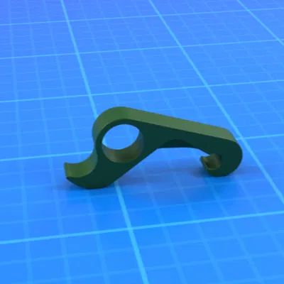 Dụng cụ mở nắp chai Ergonomic "Cò súng" – In không cần support