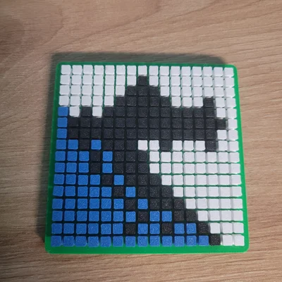 Mô hình trang trí Croatia pixel độc đáo dành cho máy in 3D