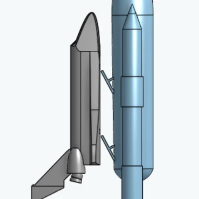 Mô hình tàu vũ trụ Space Shuttle in 3D đẹp mắt và tinh tế