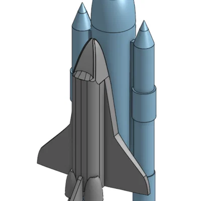 Mô hình tàu vũ trụ Space Shuttle in 3D đẹp mắt và tinh tế