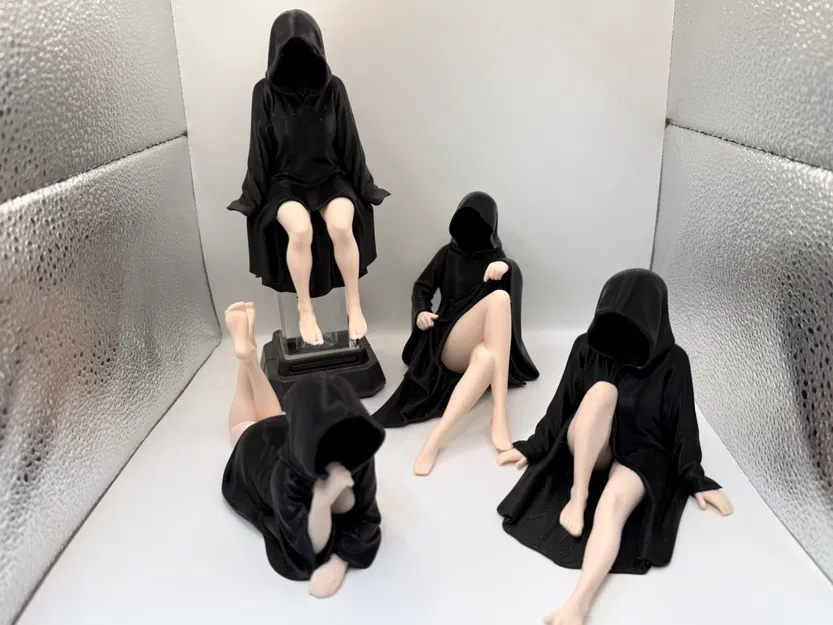Bộ tượng 4 nhân vật nữ huyền bí Mysterious Women - Mô hình in 3D độc đáo - Image 1