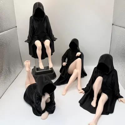 Bộ tượng 4 nhân vật nữ huyền bí Mysterious Women - Mô hình in 3D độc đáo