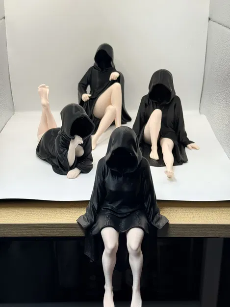 Bộ tượng 4 nhân vật nữ huyền bí Mysterious Women - Mô hình in 3D độc đáo - Image 2