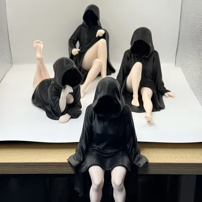 Bộ tượng 4 nhân vật nữ huyền bí Mysterious Women - Mô hình in 3D độc đáo