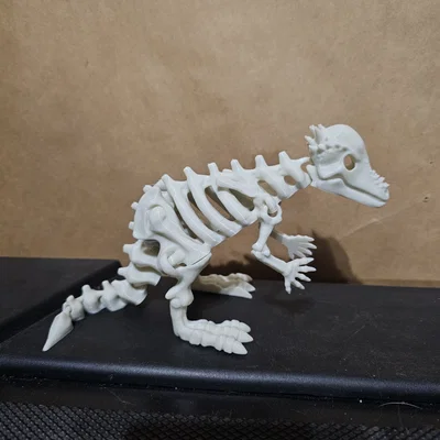 Mô hình bộ xương khủng long Pachycephalosaurus khớp nối in 3D