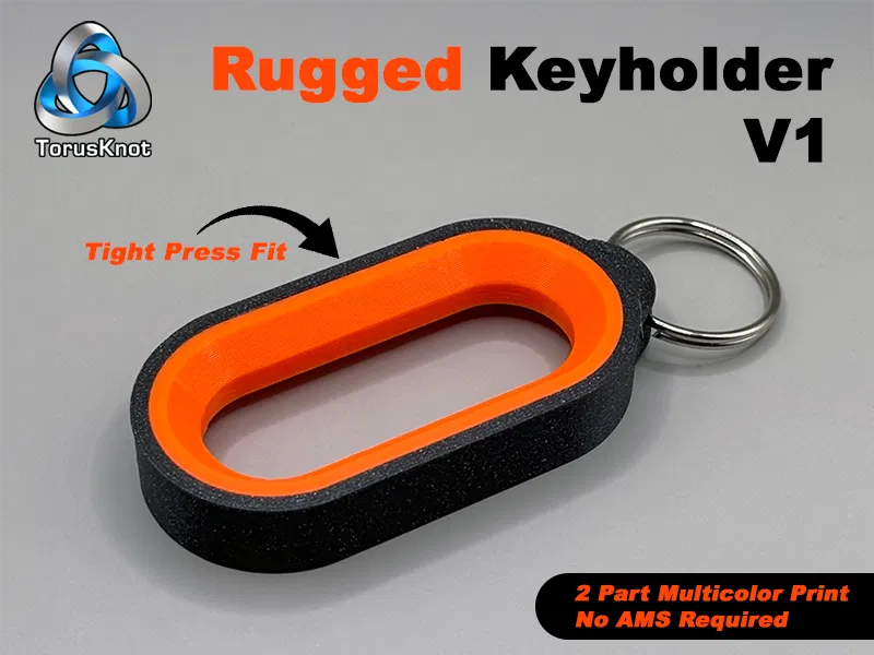 Rugged Keyholder V1 - Móc chìa khóa cứng cáp, thiết kế tối giản - Image 1