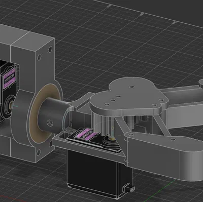 Bộ kẹp Arm Gripper cho Servo MG996R dùng vòng bi 6203RS