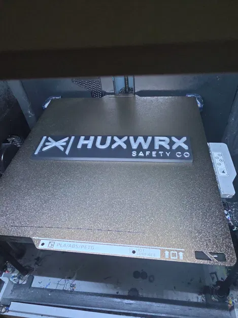 Bảng hiệu treo tường HUXWRX Safety Co 3D - Thiết kế trang trí - Image 3