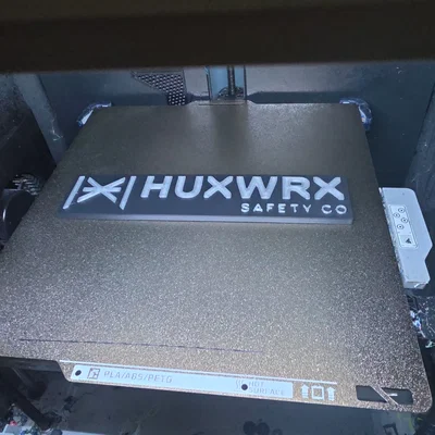 Bảng hiệu treo tường HUXWRX Safety Co 3D - Thiết kế trang trí