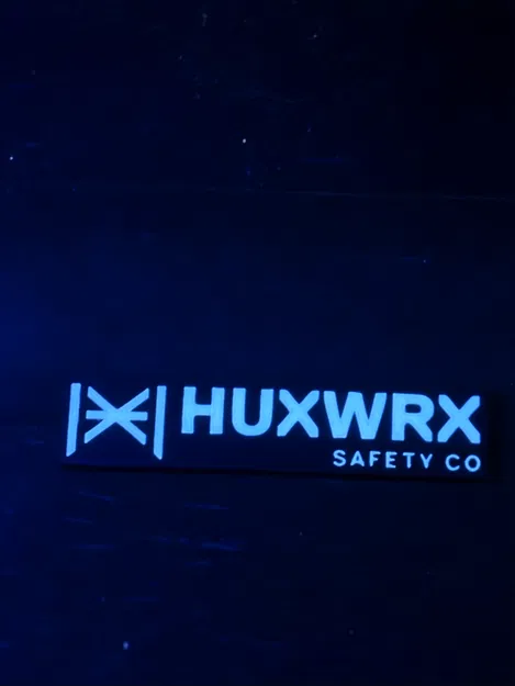 Bảng hiệu treo tường HUXWRX Safety Co 3D - Thiết kế trang trí - Image 4