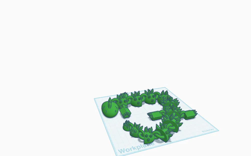 Mô hình rồng gai (Spiked Dragon) 3D in linh hoạt và độc đáo - Image 1