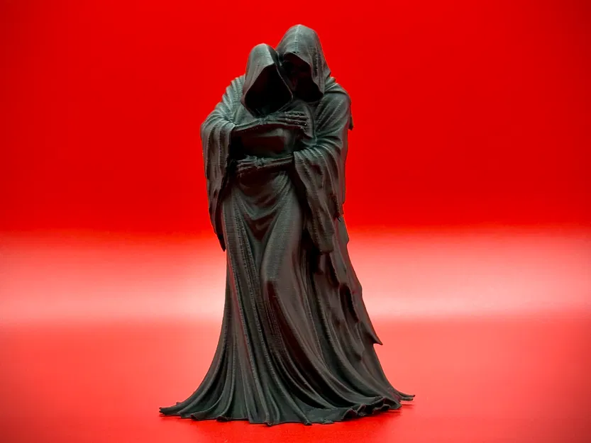 Mô hình 3D cặp đôi Tử thần Till Death Do Us Part đầy nghệ thuật - Image 1