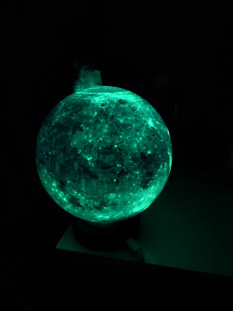 Đèn ngủ phi hành gia ngồi trên mặt trăng trang trí 3D ấn tượng - Image 6