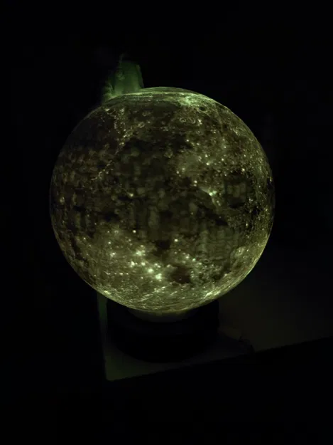 Đèn ngủ phi hành gia ngồi trên mặt trăng trang trí 3D ấn tượng - Image 14