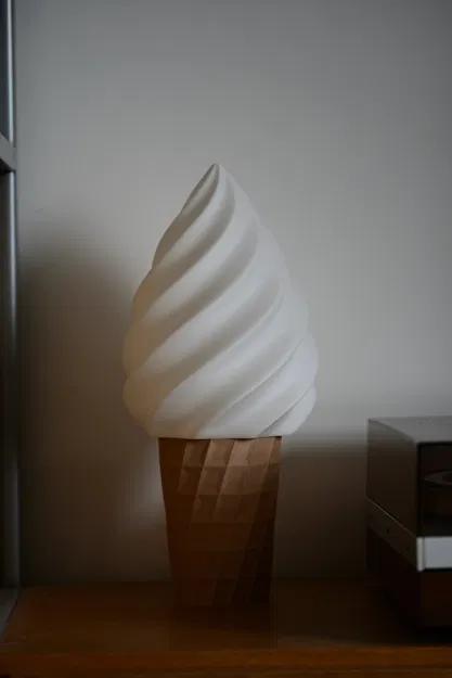 Đèn ngủ hình kem ốc quế (Icecream lamp) - Image 2