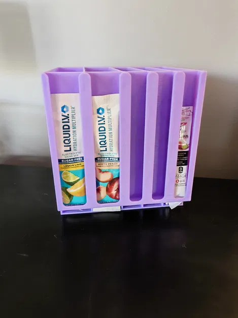 Khay đựng gói pha nước uống (Drink Mix Packet Holder) in 3D - Image 2