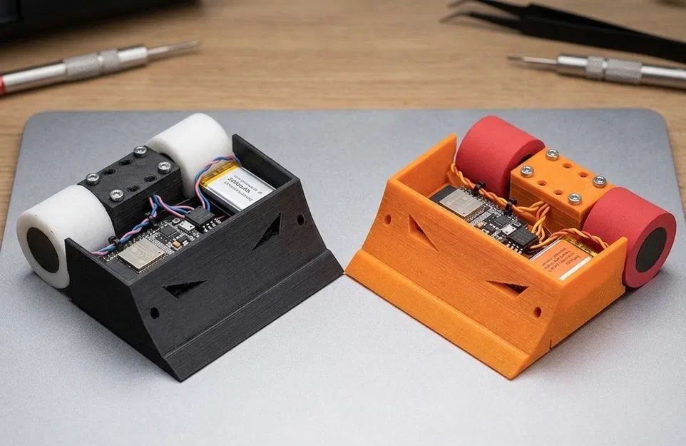 Robot Mini Sumo thi đấu - Thiết kế khung gầm mô-đun chuyên nghiệp - Image 2