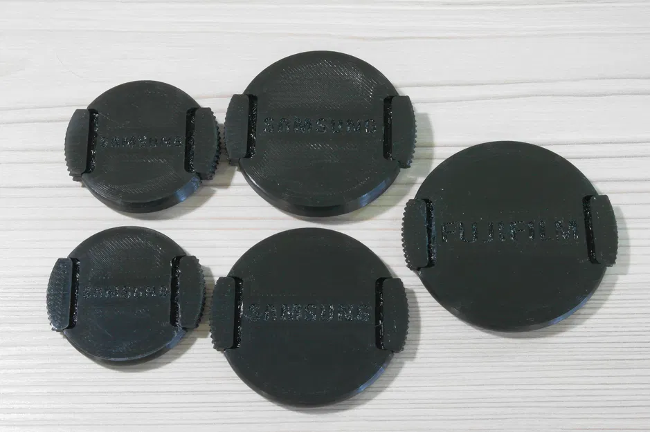 Nắp ống kính (in một phần) - 40.5 mm, 52 mm, 58 mm - Đã thêm support dưới lò xo - Image 3