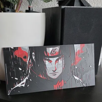 Hueforge - Itachi Uchiha - In với 4 màu nhựa