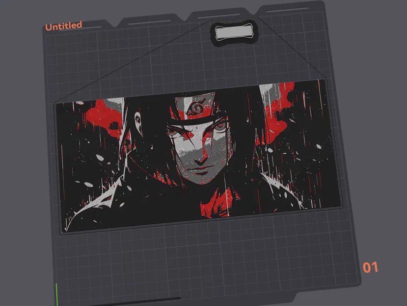 Hueforge - Itachi Uchiha - In với 4 màu nhựa - Image 2