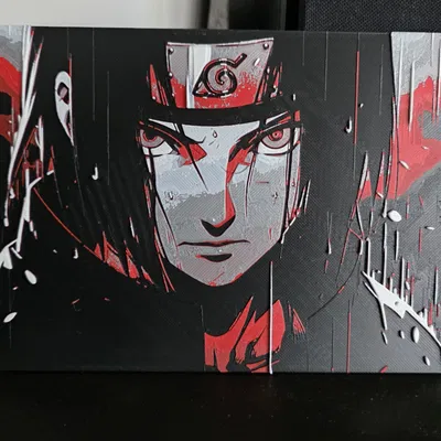 Hueforge - Itachi Uchiha - In với 4 màu nhựa