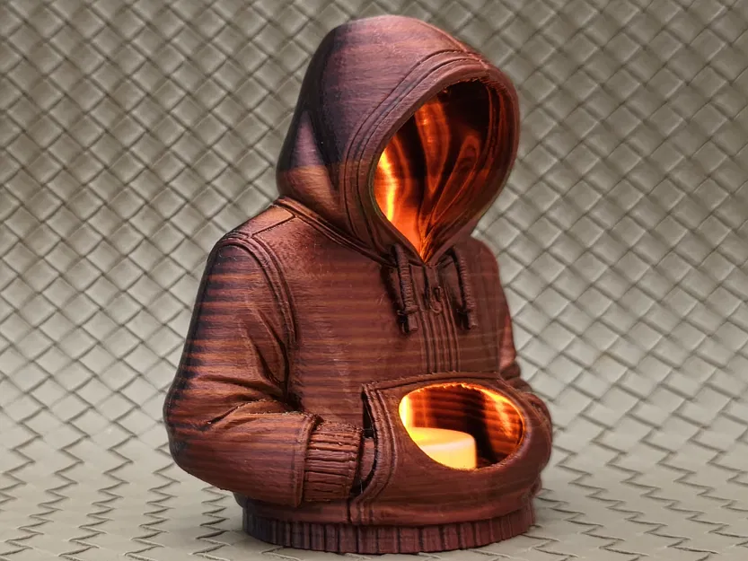 Hoodie - Chụp đèn LED Tealight độc đáo - Image 1