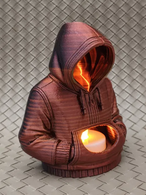 Hoodie - Chụp đèn LED Tealight độc đáo - Image 2
