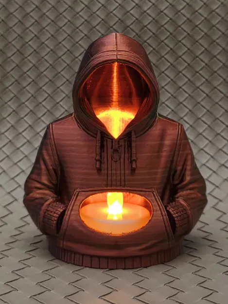 Hoodie - Chụp đèn LED Tealight độc đáo - Image 3