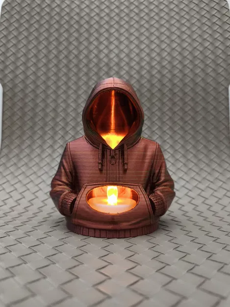 Hoodie - Chụp đèn LED Tealight độc đáo - Image 4