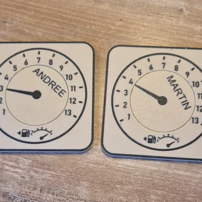 Đế lót ly có tích hợp bộ đếm số