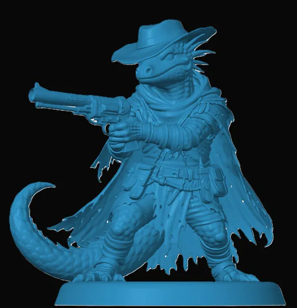 Mô hình Kobold Gunslinger - Xạ thủ Kobold cho D&D và Tabletop RPG - Image 1