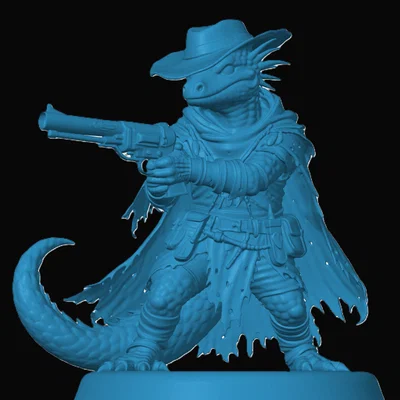 Mô hình Kobold Gunslinger - Xạ thủ Kobold cho D&D và Tabletop RPG