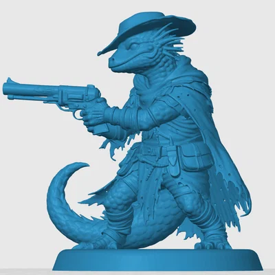 Mô hình Kobold Gunslinger - Xạ thủ Kobold cho D&D và Tabletop RPG