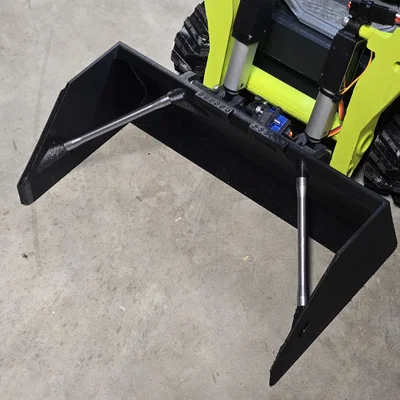 Gàu xúc tuyết tùy chỉnh cho xe AN3DRC Skid Steer