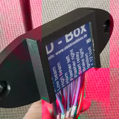 Giá đỡ Axel Jost D-Box cho xe Harley EVO Softail - Phụ kiện in 3D