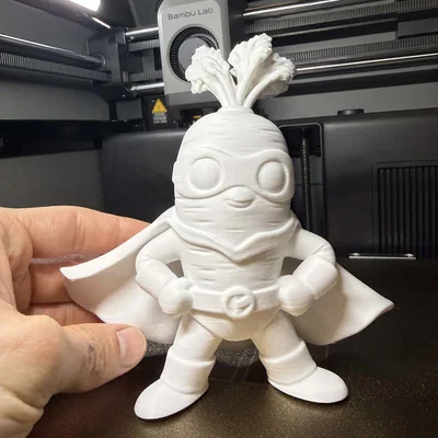 Super Carrot Hero | Mô hình 3D Siêu nhân Cà rốt dễ thương & hài hước