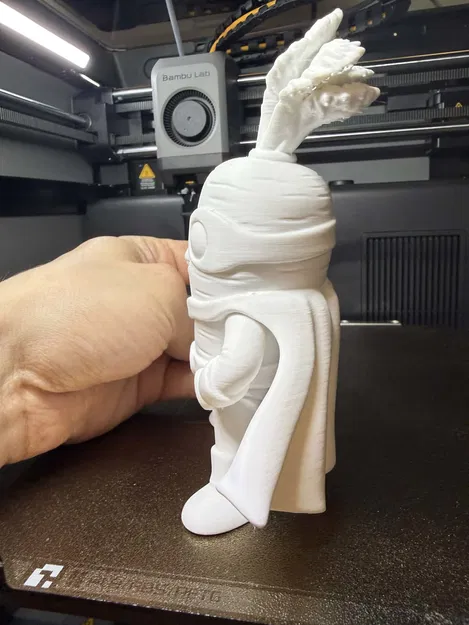 Super Carrot Hero | Mô hình 3D Siêu nhân Cà rốt dễ thương & hài hước - Image 3