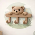 Móc Treo Tường Hình Gấu Dễ Thương – Phụ Kiện Trang Trí Phòng Trẻ Em - Thumbnail 1