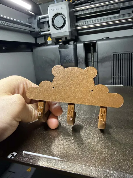 Móc Treo Tường Hình Gấu Dễ Thương – Phụ Kiện Trang Trí Phòng Trẻ Em - Image 3