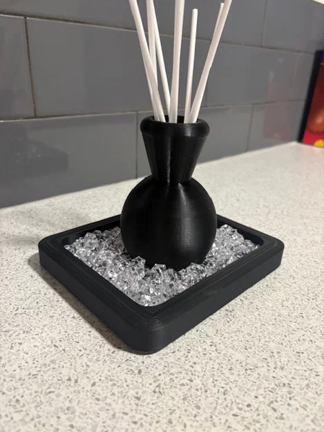 Bộ khuếch tán hương thơm tinh tế với khay pha lê in 3D sang trọng - Image 3